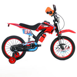 BICI MOTO 16 JUGUETE COLOR ROJO