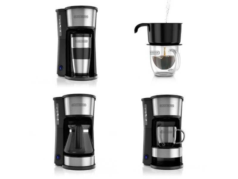 COFFEE MAKER BLACK+DECKER CM0755S-MX 4-IN-1