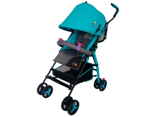 COCHE SOMBRILLA P/BEBE VERDE/GRIS