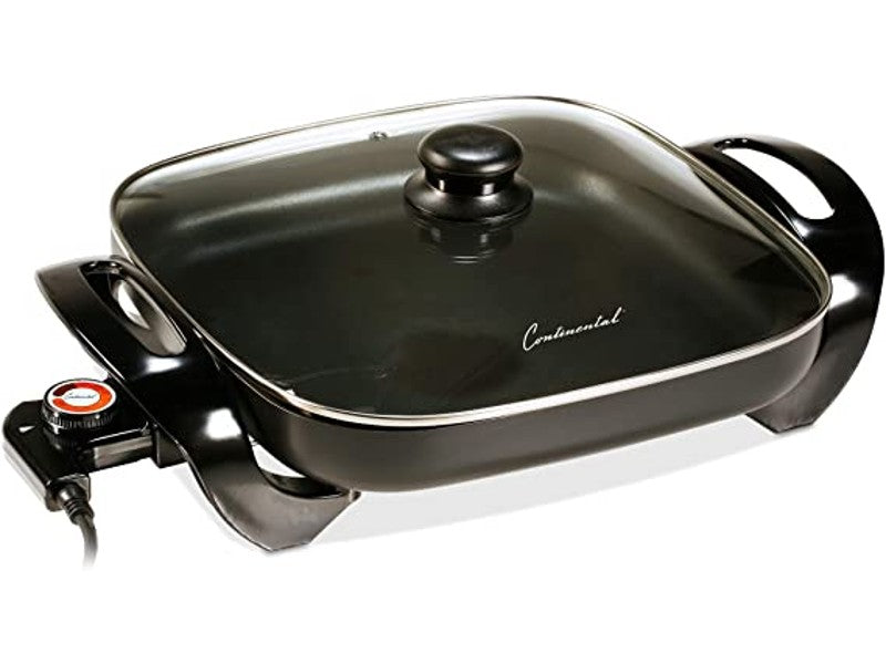 CONTINENTAL CE23741 12" ELECTRIC SKILLET