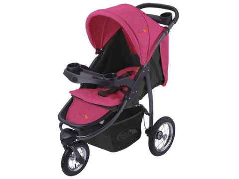 COCHE 3 RUEDAS INFLAR ROSADO FD-J102DP