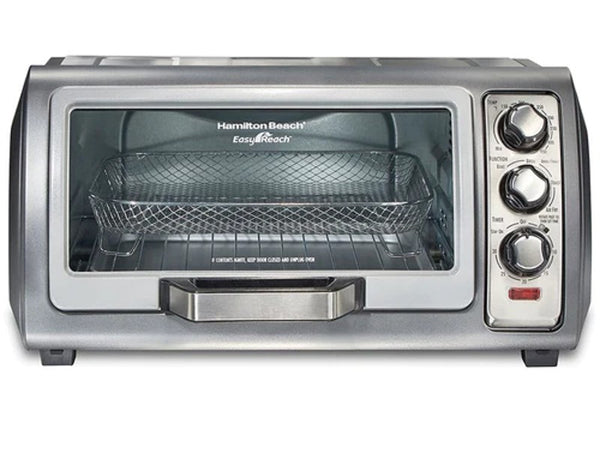 HORNO TOSTADOR AIRE HAMILTON BEACH 6 REB. ACERO INOX
