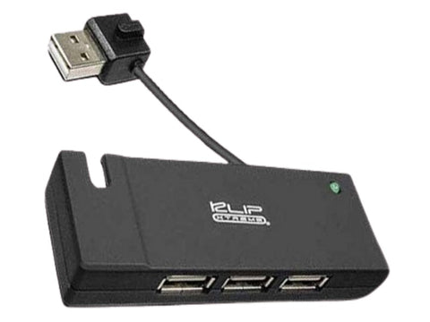 KLIPX BLACK 4 PORT USB HUB 2.0 HUH-400B