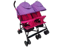 COCHE GEMELOS SPECTRUM FUCSIA/LILA SPEC-2125