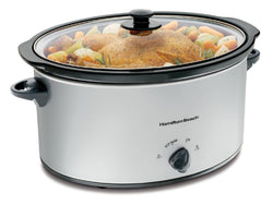 OLLA DE COCIDO LENTO HAMILTON BEACH 33176 7 LTS ACERO-NEGRO