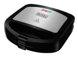 SANDWICHERA BLACK & DECKER PANINI PAN24535 NEGRA-ACERO 700W