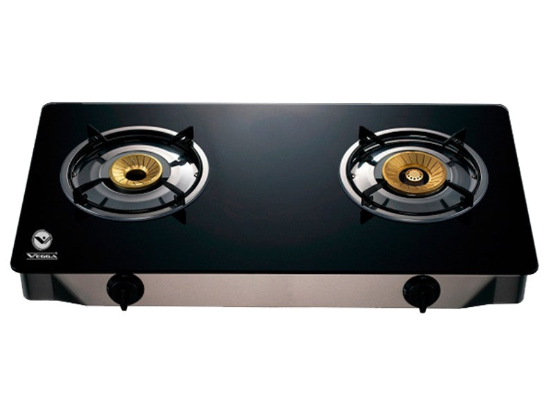 VEGGA TEMPERED GLASS 2-BURNER GAS COOKTOP PGV2Q