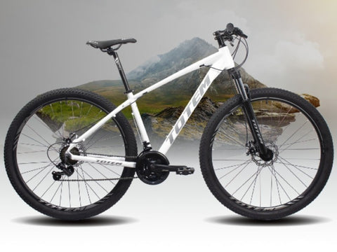 BICICLETA 29" TOTEM 17 C/BLOQUEO 7V 17" BLANCA