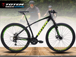 BICICLETA 29" TOTEM T7 7VEL. 17" S. NEGRO/AMARILLO