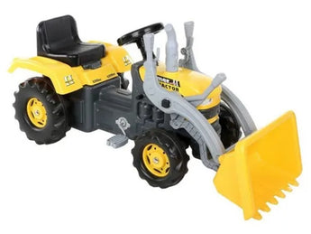 TRACTOR A PEDAL DO8051 AMARILLA C/EXCABADORA