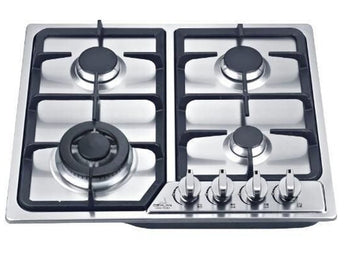 VEGGA 4PGA4QE GAS HOB STAINLESS STEEL