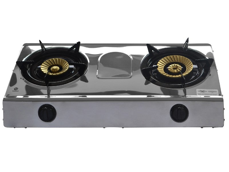 VEGGA PGA-2Q 2-BURNER STAINLESS STEEL GAS STOVETOP