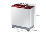 LAVADORA SEMI-AUTOMATICA 11KG SAMSUNG WT11H3210MG