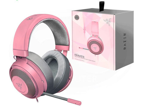 AUDIFONOS RAZER KRAKEN QUARTZ MULTIPLATAFORMA CABLEADO